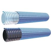 Convoluted PTFE Hose with Polypropylene Braid - PCW/PCB